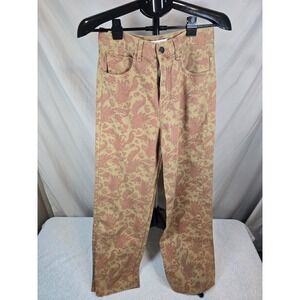 Zara size M Medium trousers patterned high waist casual Floral